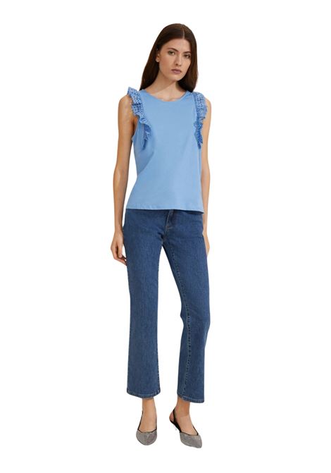 emme marella jeans in denim stretch trattato Emme Marella | IBISCO001